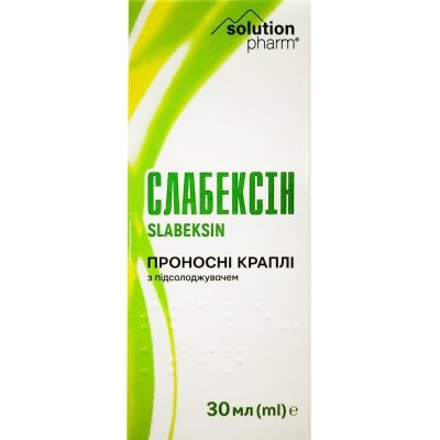 Слабексін Solution Pharm краплі по 30 мл у флак.
