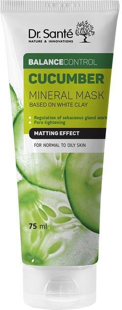 Маска Dr.Sante Cucumber Balance Control мінеральна, 75 мл