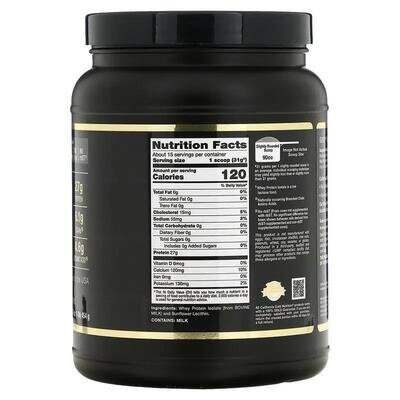 Ізолят сироваткового протеїну California Gold Nutrition Sport без добавок, 454 г