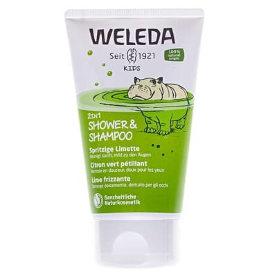 Шампунь-гель Weleda Kids 2 в 1 для дітей Лайм, 150 мл