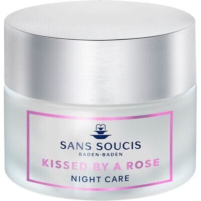 Засіб для обличчя Sans Soucis Kissed By a Rose з стовбуровими клітинами троянди нічний, 50 мл