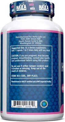 Гіалуронова кислота Haya Labs Hyaluronic Acid капсули по 40 мг №30