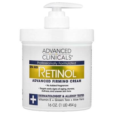Крем для обличчя і тіла Advanced Clinicals ретинол зміцнюючий, 454 г