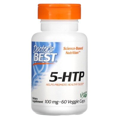 5-НТР Doctor's Best 5-HTP 100 мг, 60 капсул