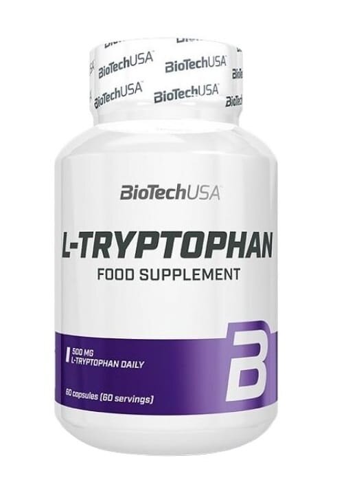 Амінокислота Biotech L-Tryptophan, 60 капсул
