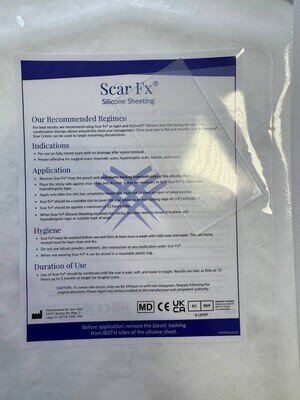 Пластир силіконовий Scar Fx проти шрамів і рубців, розмір 3,75х7,5 см, 1 штука