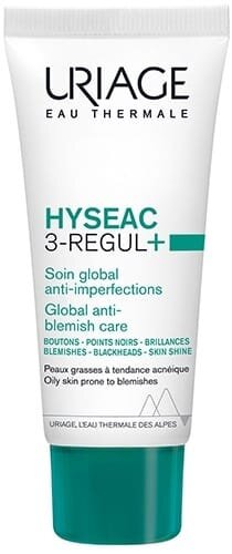Крем для обличчя Uriage Hyseac 3-Regul+ глобальний догляд проти недоліків шкіри, 40 мл