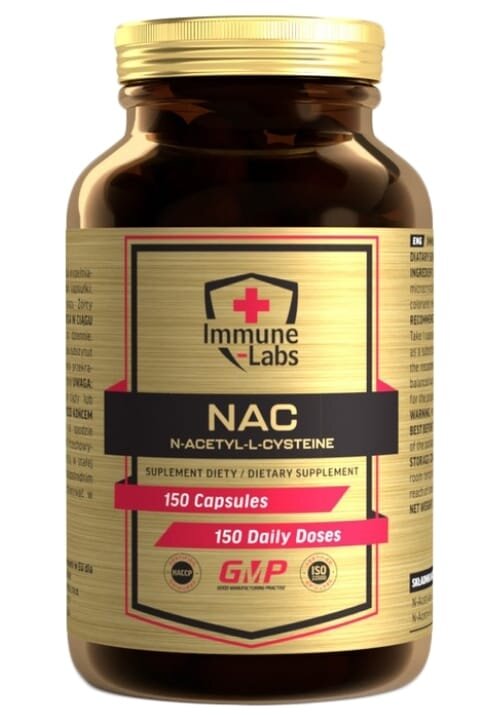 Амінокислота N-Ацетилцистеїн Immune Labs NAC капсули №150