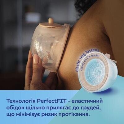 Молоковідсмоктувач Canpol Babies MilkShell подвійний мобільний електричний, 20/106