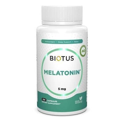 Мелатонін Biotus Melatonin 5 мг капсули №100