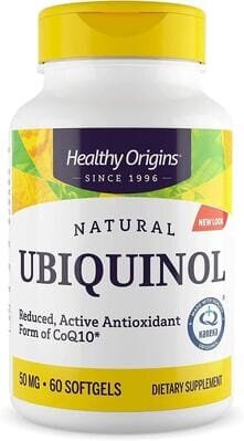 Убіхінол Healthy Origins Ubiquinol 50 мг, 60 капсул