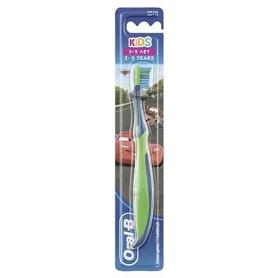 Зубна щітка Oral-B Kids, 3-5 років, з Принцесою або героями Тачки, 1 шт