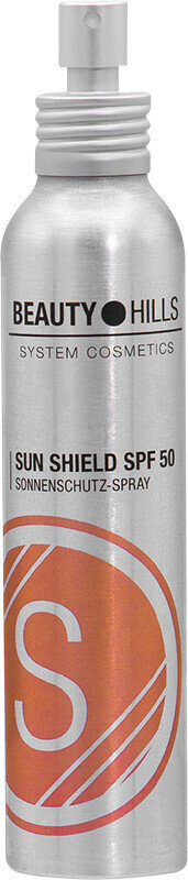 Спрей сонцезахисний для обличчя та тіла Beauty Hills Sun Shield SPF50, 150 мл