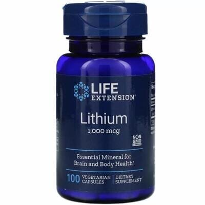 Літій Life Extension Lithium 1000 мкг, 100 капсул