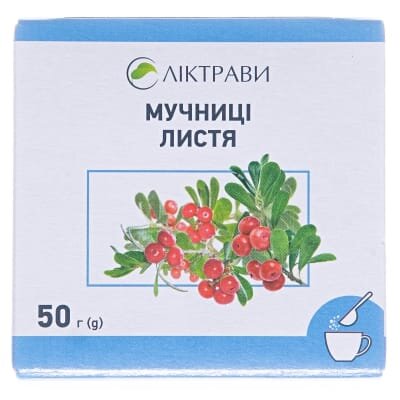 Мучниці листя по 50 г у пач. з внут. пак.
