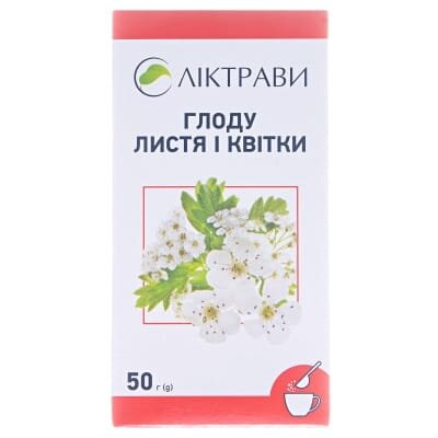 Глоду листя і квітки по 50 г у пач. з внут. пак.