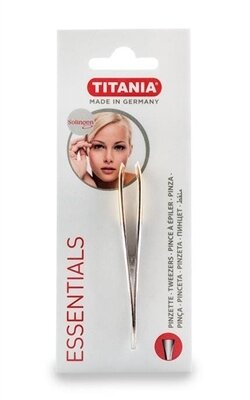 Пінцет Titania 1060/GA прямий косметичний