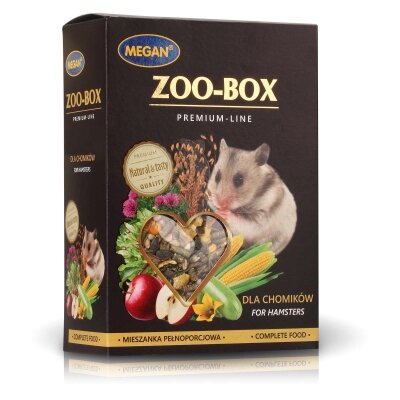 Корм Megan ZOO-BOX Premium Line для хом'яків, 520 г коробка