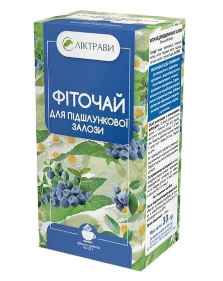 Фіточай Ліктрави для підшлункової залози по 1.5 г №20 у філ.-пак