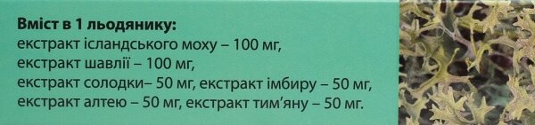 Лордікаф Fidem Pharm льодяники зі смаком м'ята-евкаліпт №16