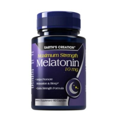 Мелатонін Earth's Creation Melatonin 10 мг, 60 капсул
