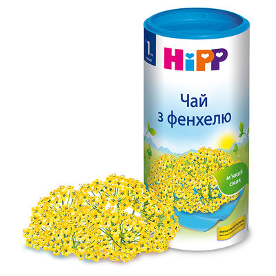 Напій HiPP Чай з фенхелю, сухий швидкорозчинний, 200 г