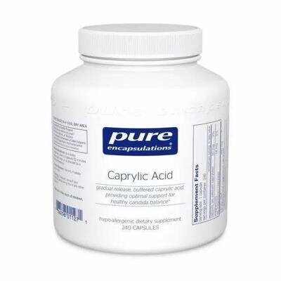 Каприлова кислота Pure Encapsulations Caprylic Acid, 120 капсул