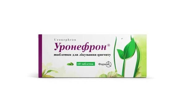 Уронефрон таблетки, в/плів. обол. №60 (10х6)