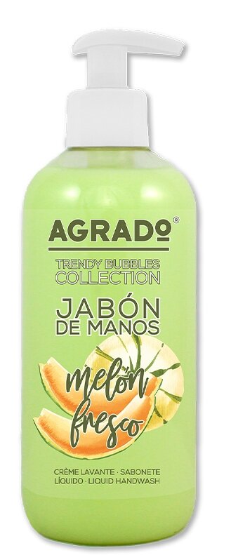Мило рідке для рук Agrado Trendy Bubbles Трендові Бульбашки Свіжа диня, 300 мл