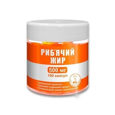 Риб'ячий жир Enjee капсули по 500 мг № 100 банка