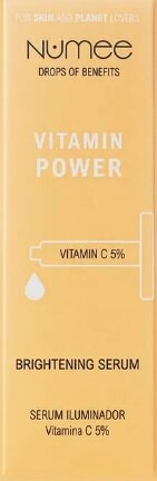 Сироватка для обличчя Numee Vitamin Power освітлююча з вітаміном С, 30 мл
