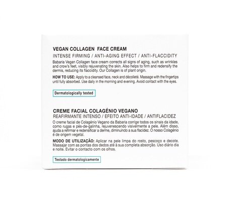 Крем для обличчя Babaria Collagen Vegan з рослинним колагеном омолоджувальний, 50 мл