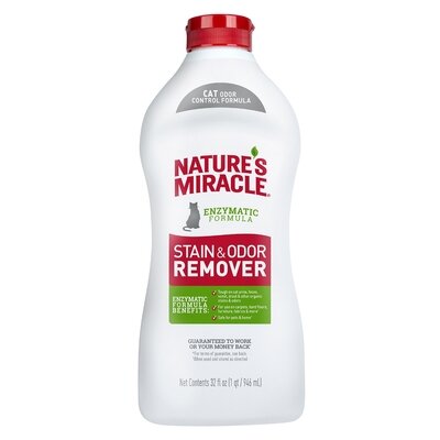 Засіб для видалення плям та запахів Nature`s Miracle Cat Stain&Odor Remover Spray, 946 мл