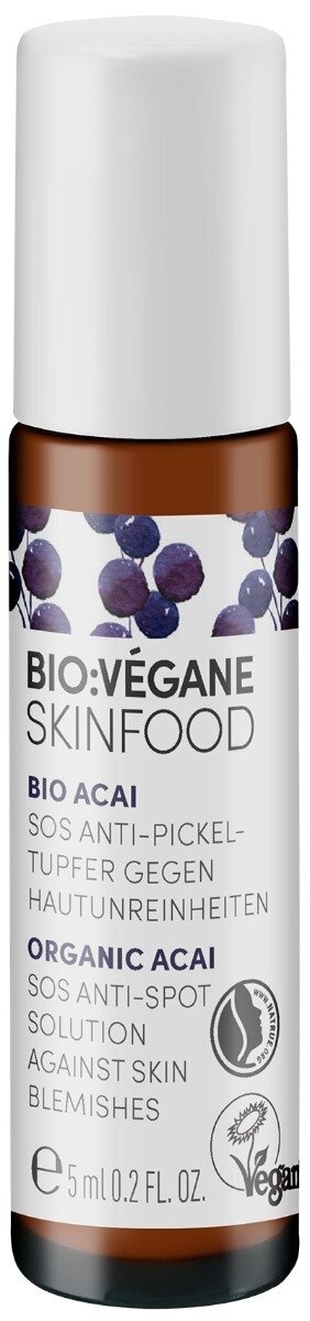 Стік Bio:Vegane Sos Органічні ягоди Асаї для комбінованої шкіри, 5 мл