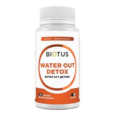 Сечогінний засіб Biotus Water Out Detox, 100 капсул