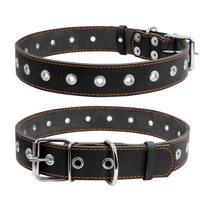 Нашийник Collar 02951 безрозмірний, ширина 35 мм, довжина 69 см, чорний