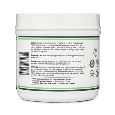 Колаген морський Double Wood Marine Collagen Peptides без смаку, 456 г