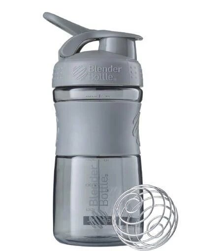 Шейкер-пляшка Blender Bottle SportMixer Pebble Grey, 590 мл