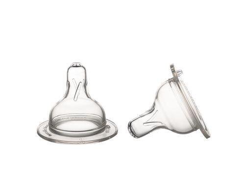 Соска силіконова Canpol Babies EasyStart 21/730 для пляшечок з широким отвором, від 3 місяців, 2 шт