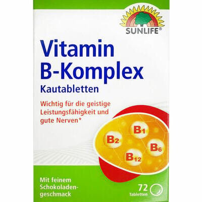 Вітаміни Sunlife Vitamin B-Komplex таблетки жув. №72
