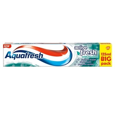 Зубна паста Aquafresh Active Fresh заряд свіжості, 125 мл