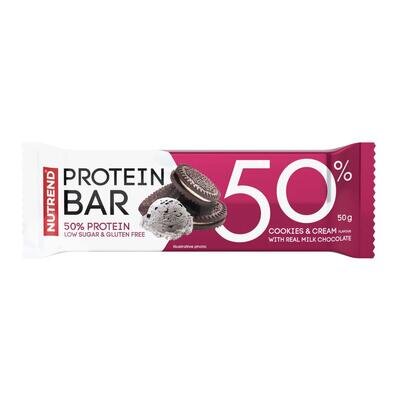 Батончик протеїновий Nutrend Protein Bar 50% печиво з кремом, 50 г