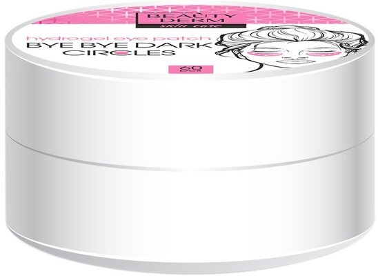 Патчі для шкіри навколо очей Beauty Derm рожеві гідрогелеві Bye Bye dark circles, 60 шт