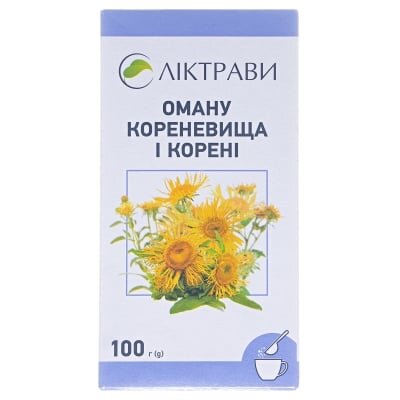 Оману кореневища з коренями по 100 г у пач. з внут. пак.