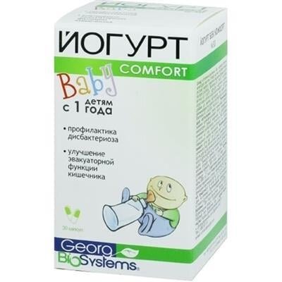Йогурт Baby-Сomfort капсули по 100 мг №30 у флак.