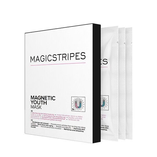 Магнітна маска Magicstripes Magnetic Youth Mask з ефектом омолодження, 3 штуки
