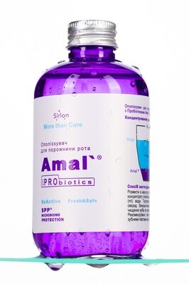 Ополіскувач для порожнини рота Amal` Sensitive з пробіотиками, 200 мл