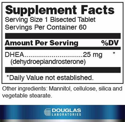 ДГЕА Douglas Laboratories DHEA таблетки по 25 мг №60