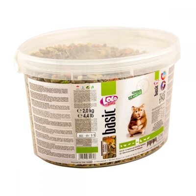 Корм повнораціонний Lolo Pets для хом'яків, 2 кг