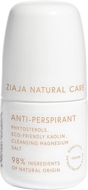 Дезодорант-антиперспірант кульковий Ziaja Natural Care, 60 мл